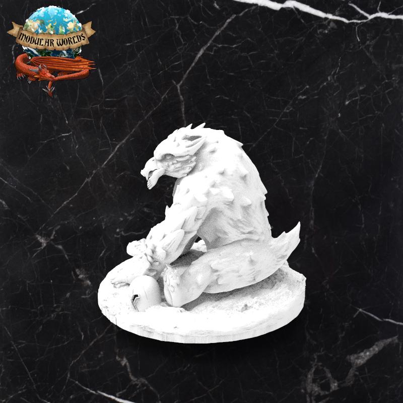 Owlbear Mama: Tabletop Gaming Miniature (Resin 3D Print)