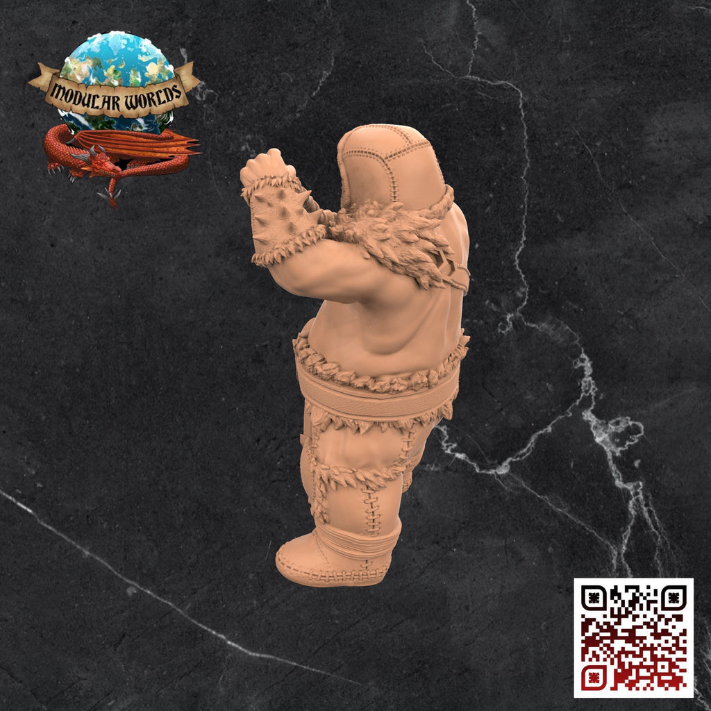 Walrusfolk Soldier : Tabletop Gaming Miniature (Resin 3D Print)
