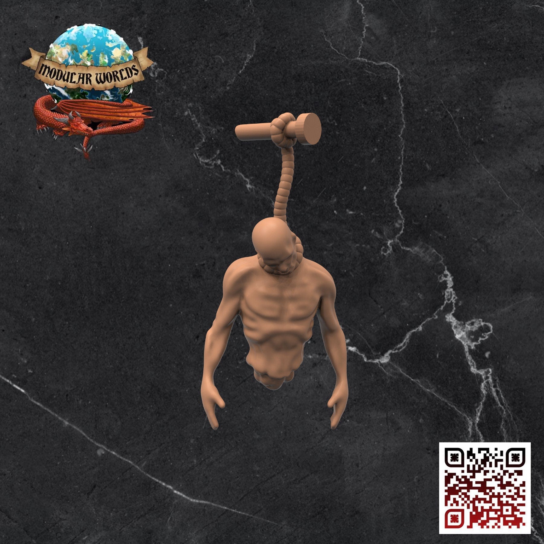 Cadaver Abomination: Tabletop Gaming Miniature (Resin 3D Print)