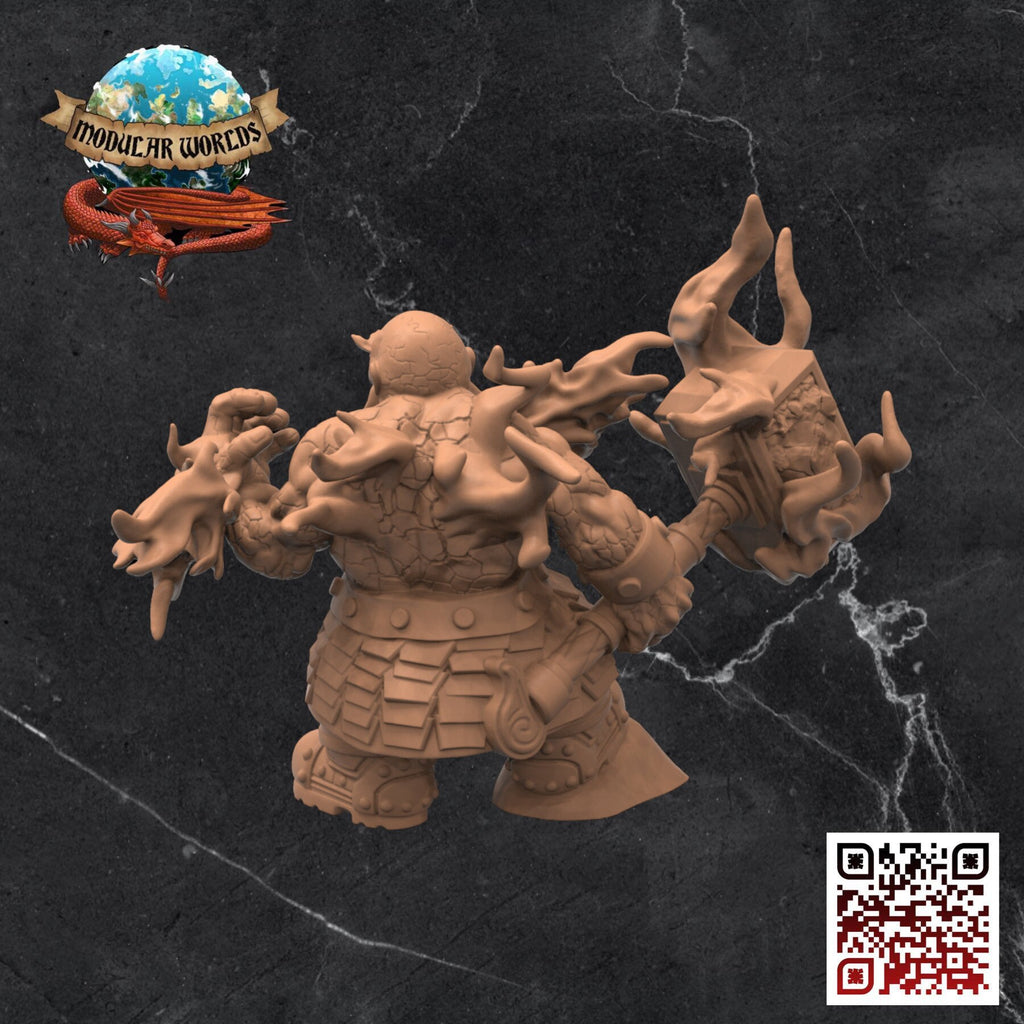 Magma Dwarf (Modular Weapons): Tabletop Gaming Miniature (Resin 3D Print)