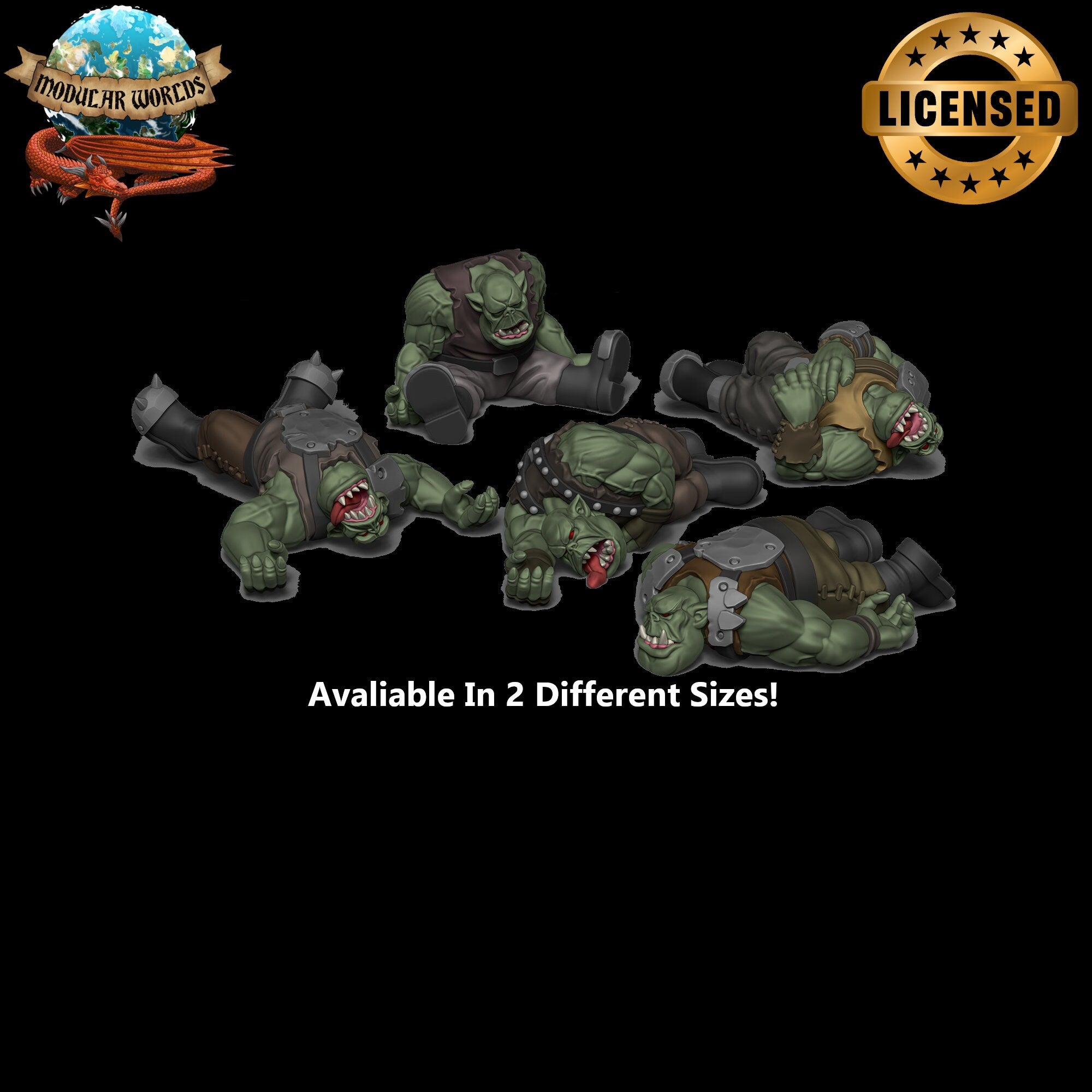 Casualties of Waagh: Tabletop Gaming Miniature (Resin 3D Print)