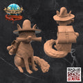Fox Familiar: Tabletop Gaming Miniature (Resin 3D Print)