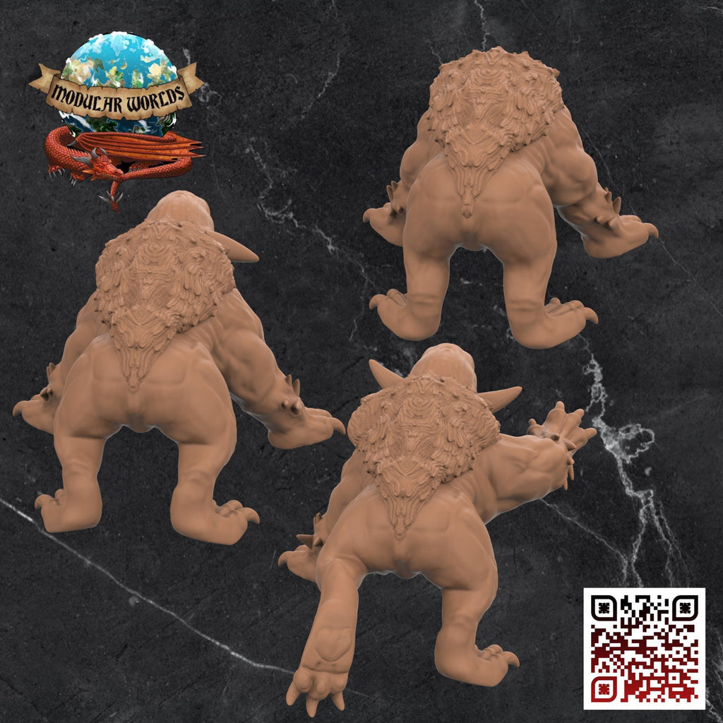Bloodseeker Hounds (Unarmoured): Tabletop Gaming Miniature (Resin 3D Print)