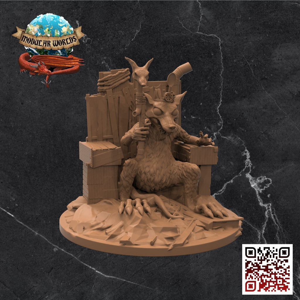 Vermin King: Tabletop Gaming Miniature (Resin 3D Print)