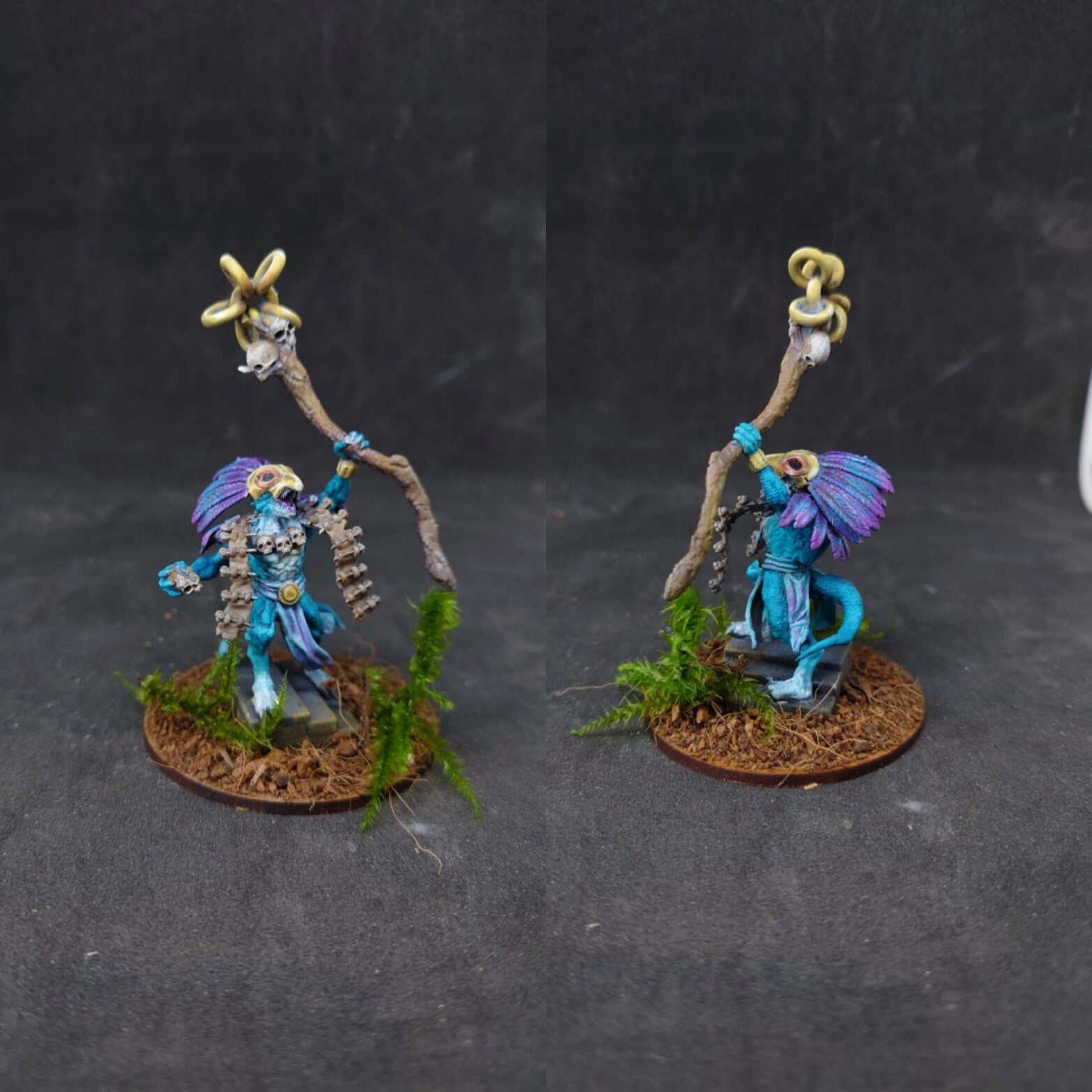 Lizardfolk Shaman: Tabletop Gaming Miniature (Resin 3D Print)