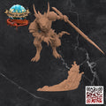 Lizardfolk Bodyguard Miniature for D&D, Pathfinder