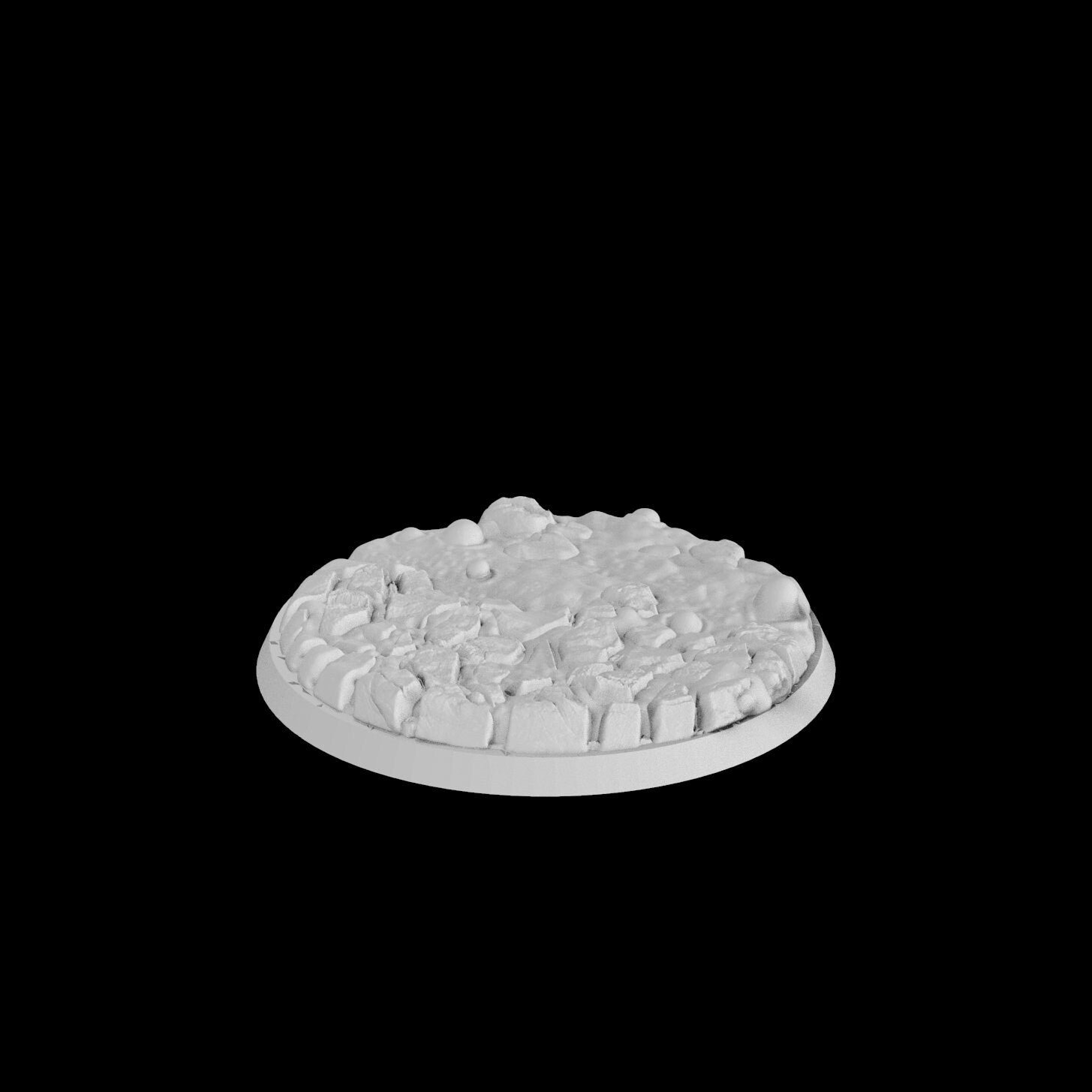 Assorted Sized Lava/Magma Resin Printed RPG Bases