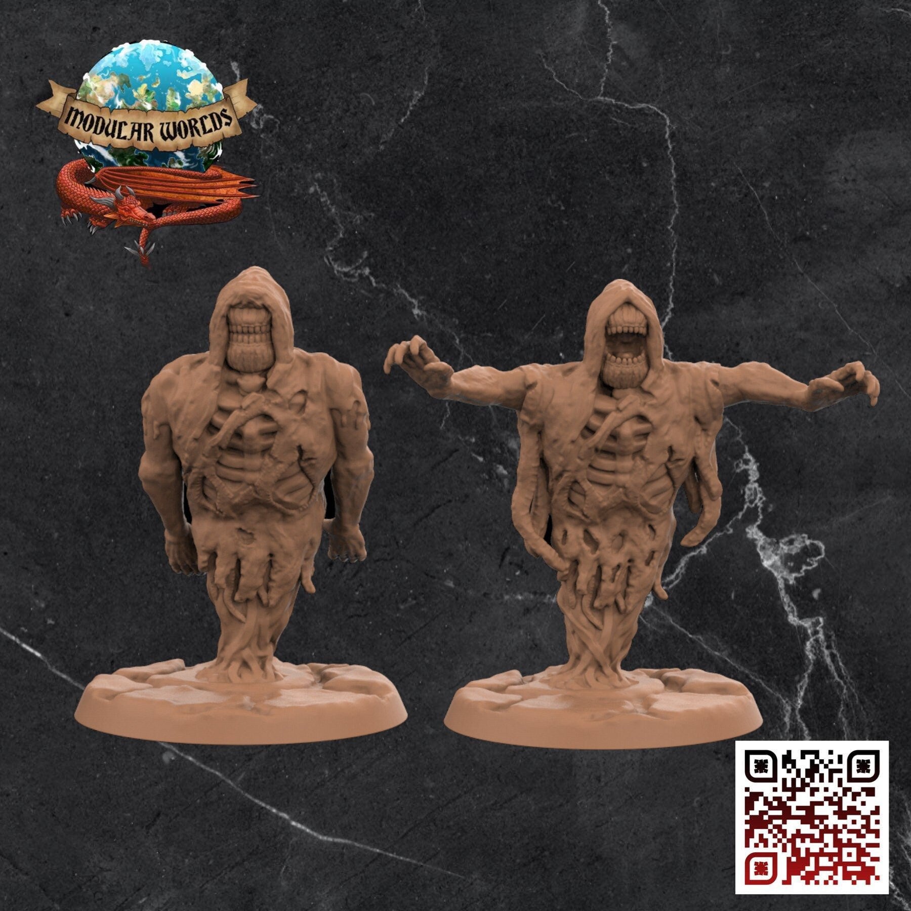 Bloodwail Giests x 2: Tabletop Gaming Miniature (Resin 3D Print)