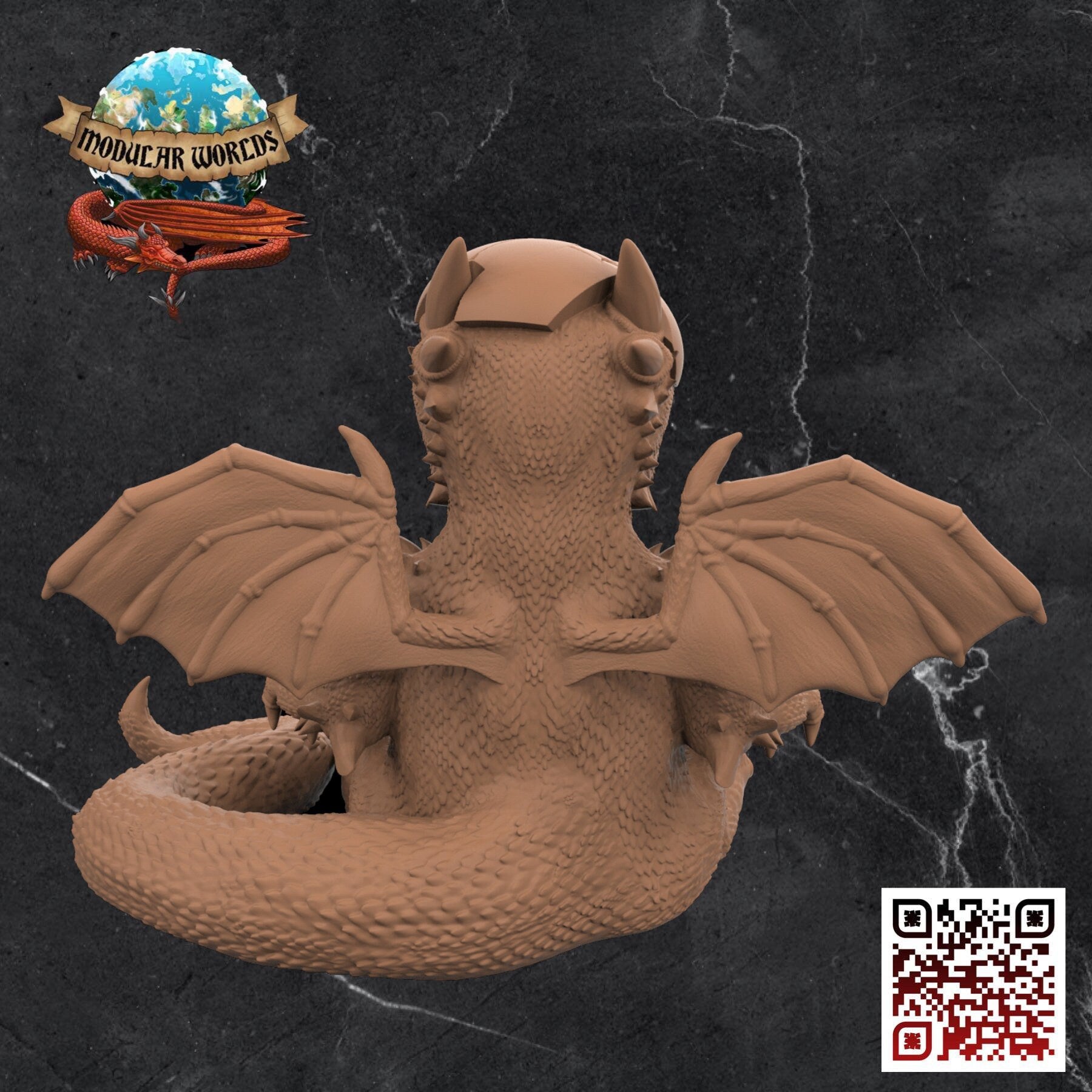 Dragon Hatchling: Tabletop Gaming Miniature (Resin 3D Print)