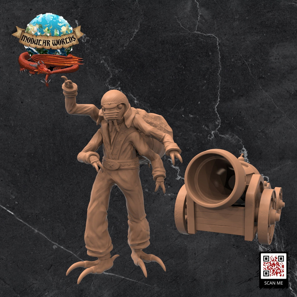 Fleavel Knievel: Tabletop Gaming Miniature (Resin 3D Print)