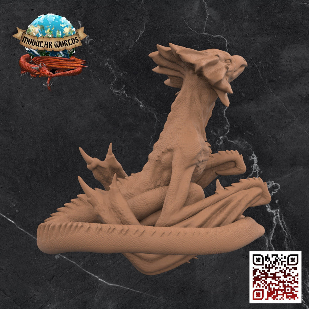 Crag Drake: Tabletop Gaming Miniature (Resin 3D Print)