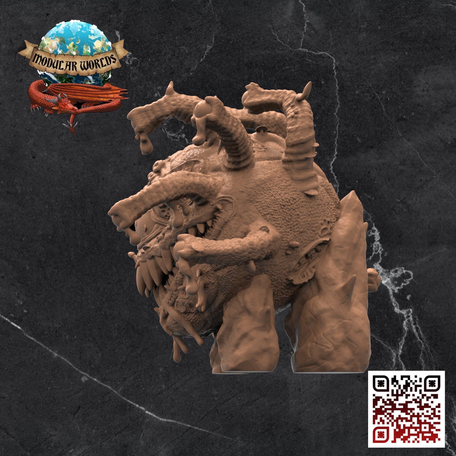 Evigt - The Bringer of Pestilence - Beholder: Tabletop Gaming Miniature (Resin 3D Print)