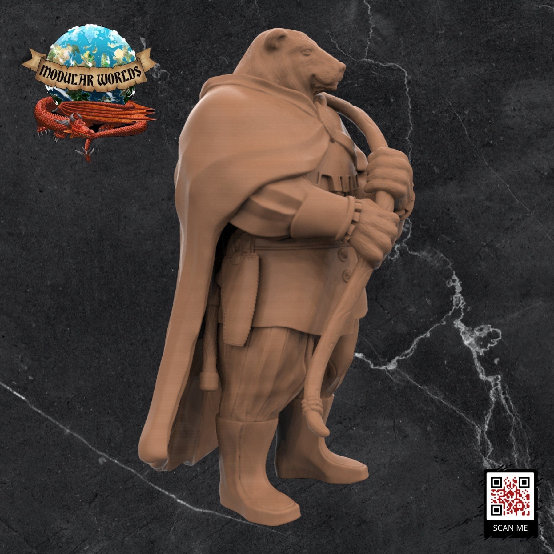 Ursinfolk : Tabletop Gaming Miniature (Resin 3D Print)