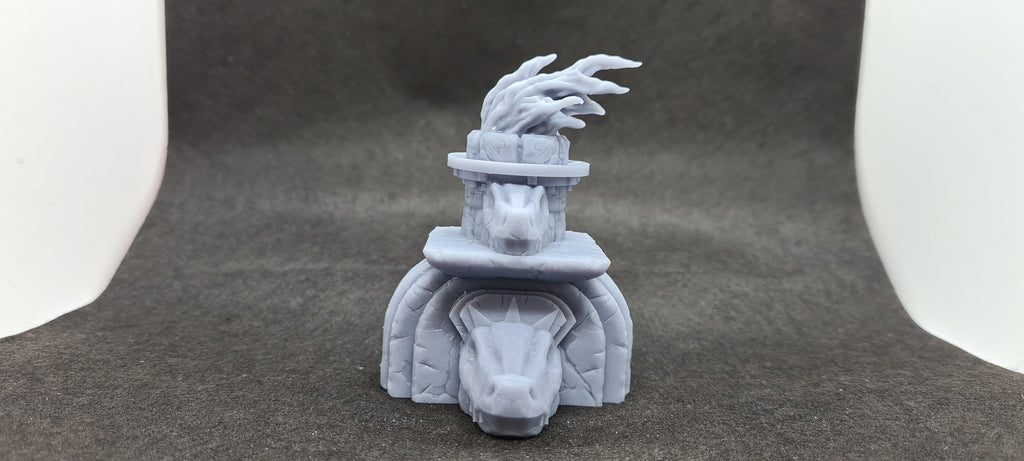 Lizardfolk Shrine: Tabletop Gaming Miniature (Resin 3D Print)