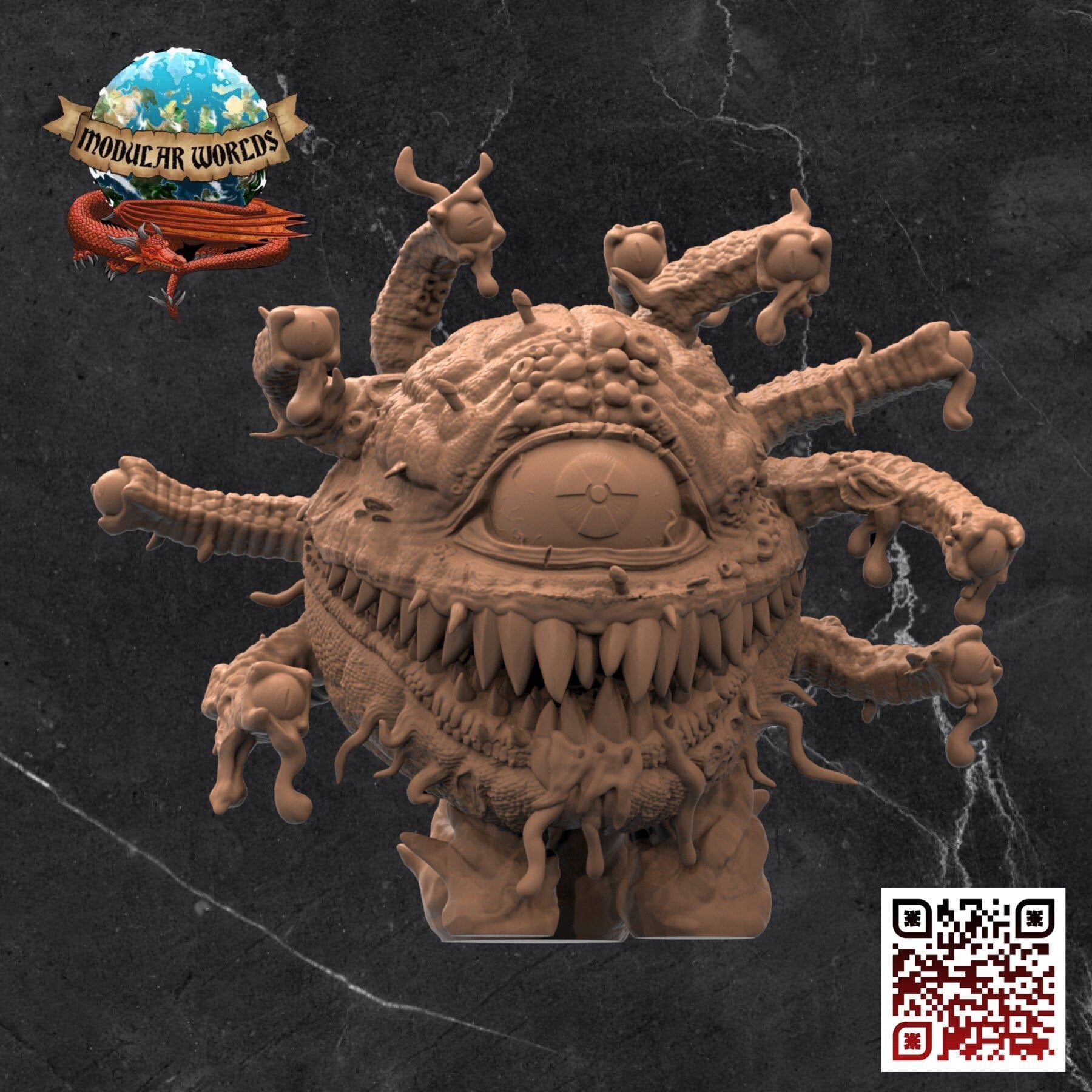 Evigt - The Bringer of Pestilence - Beholder: Tabletop Gaming Miniature (Resin 3D Print)