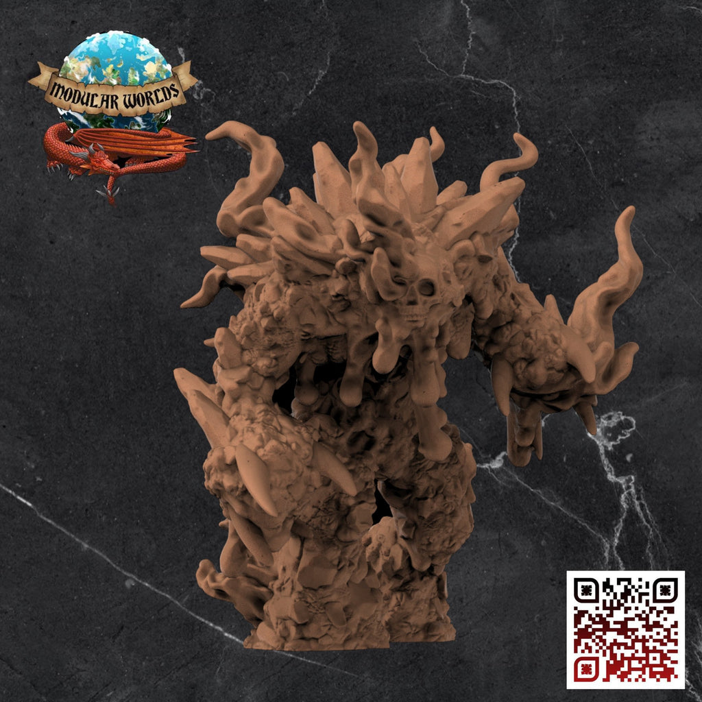 Magma Elemental: Tabletop Gaming Miniature (Resin 3D Print)
