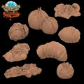 Bio Terrain (8 Piece Set): Tabletop Gaming Miniature (Resin 3D Print)