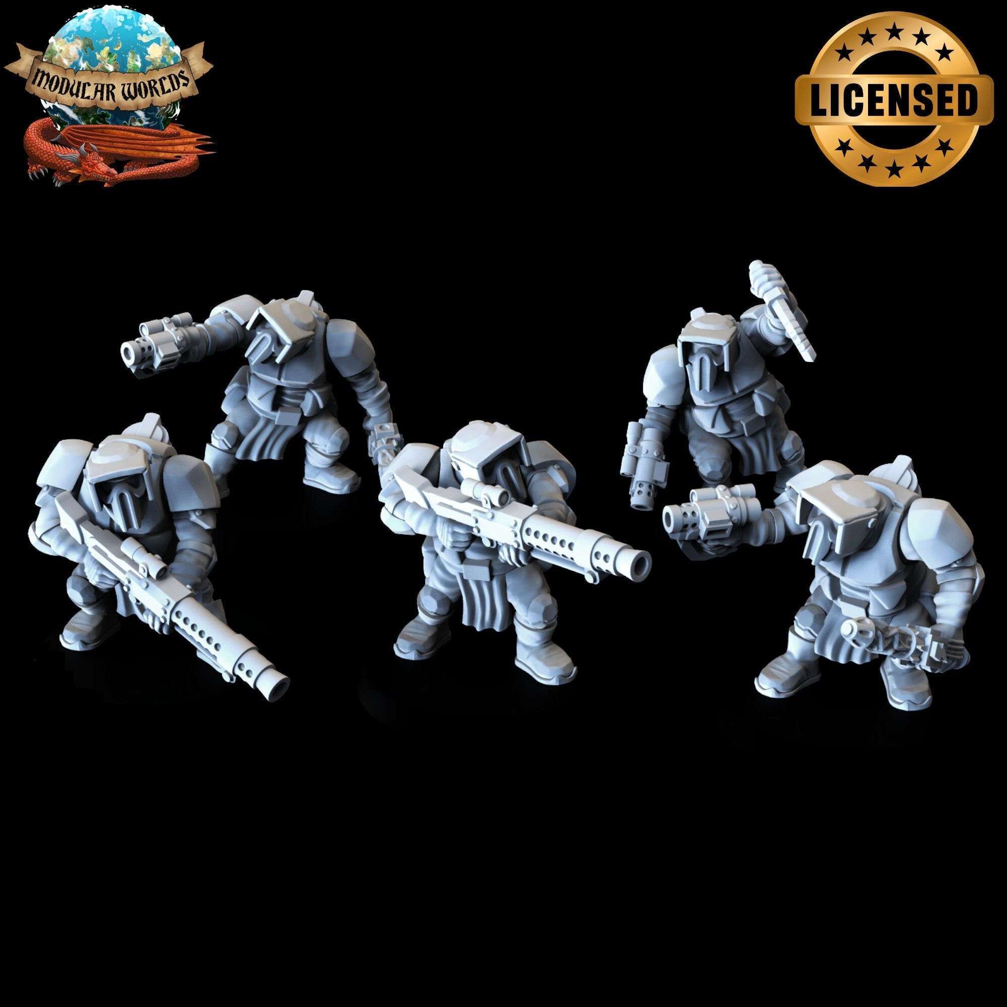 Skout Kommandos: Tabletop Gaming Miniature (Resin 3D Print)