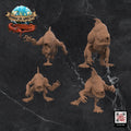 Pirahnaws (set of 4): Tabletop Gaming Miniature (Resin 3D Print)