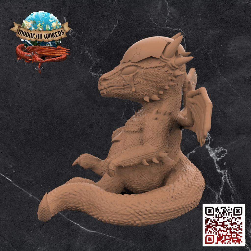 Dragon Hatchling: Tabletop Gaming Miniature (Resin 3D Print)