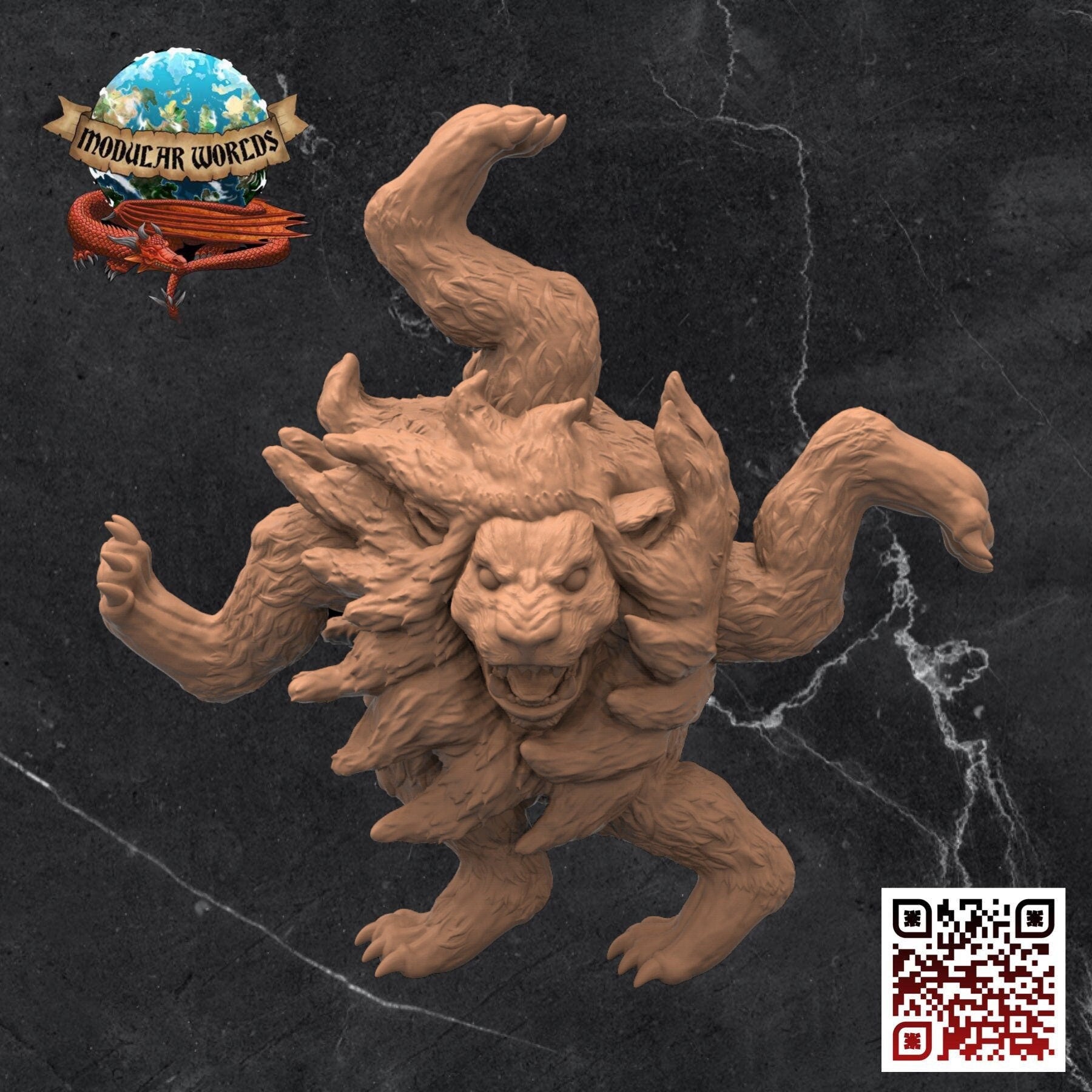 Roving Mauler: Tabletop Gaming Miniature (Resin 3D Print)