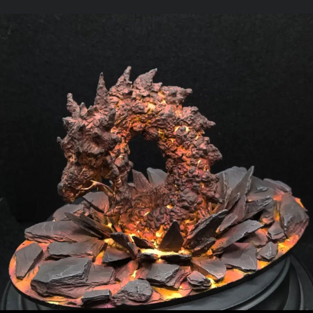 Obsidian Devourer: Tabletop Gaming Miniature (Resin 3D Print)