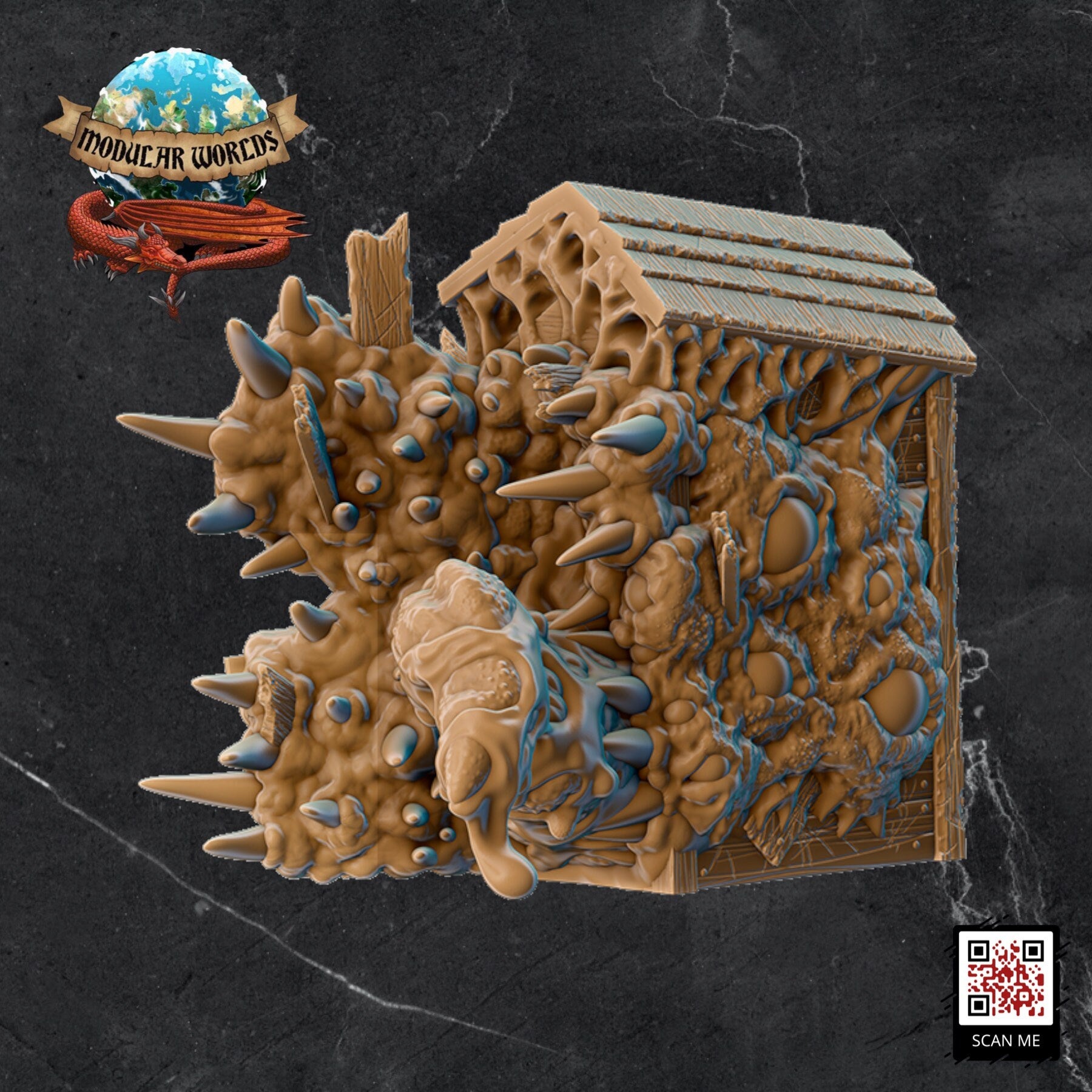 Outhouse Mimic: Tabletop Gaming Miniature (Resin 3D Print)