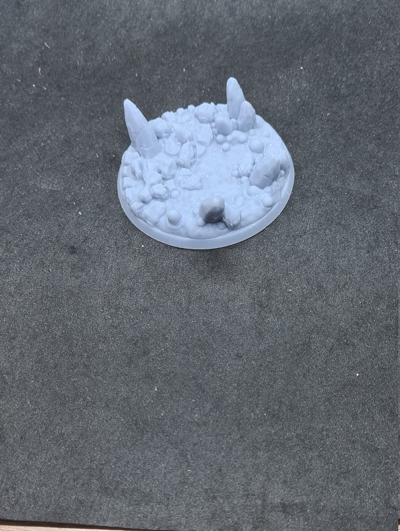 Assorted Sized Lava/Magma Resin Printed RPG Bases