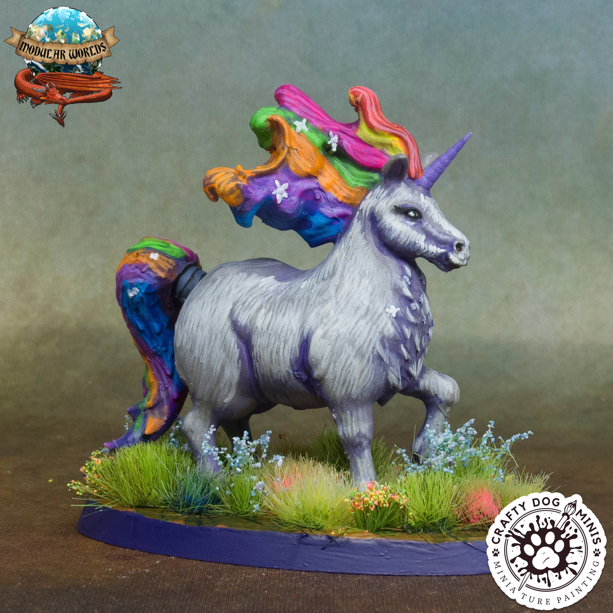 Chubbicorn: Tabletop Gaming Miniature (Resin 3D Print)