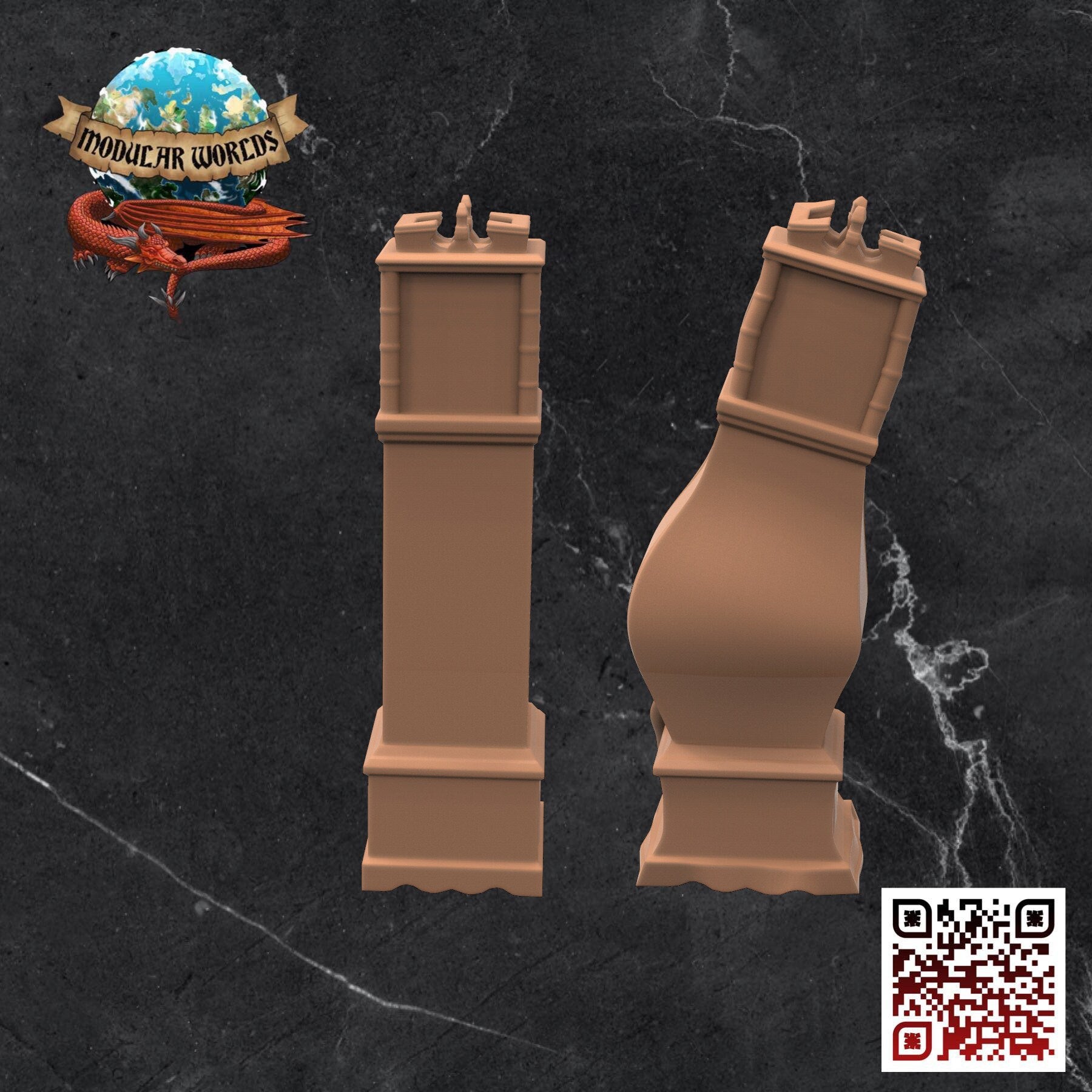 Mimic Grandfather Clock: Tabletop Gaming Miniature (Resin 3D Print)