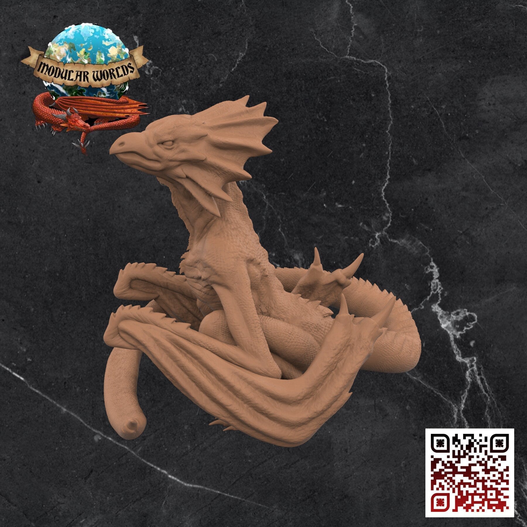 Crag Drake: Tabletop Gaming Miniature (Resin 3D Print)