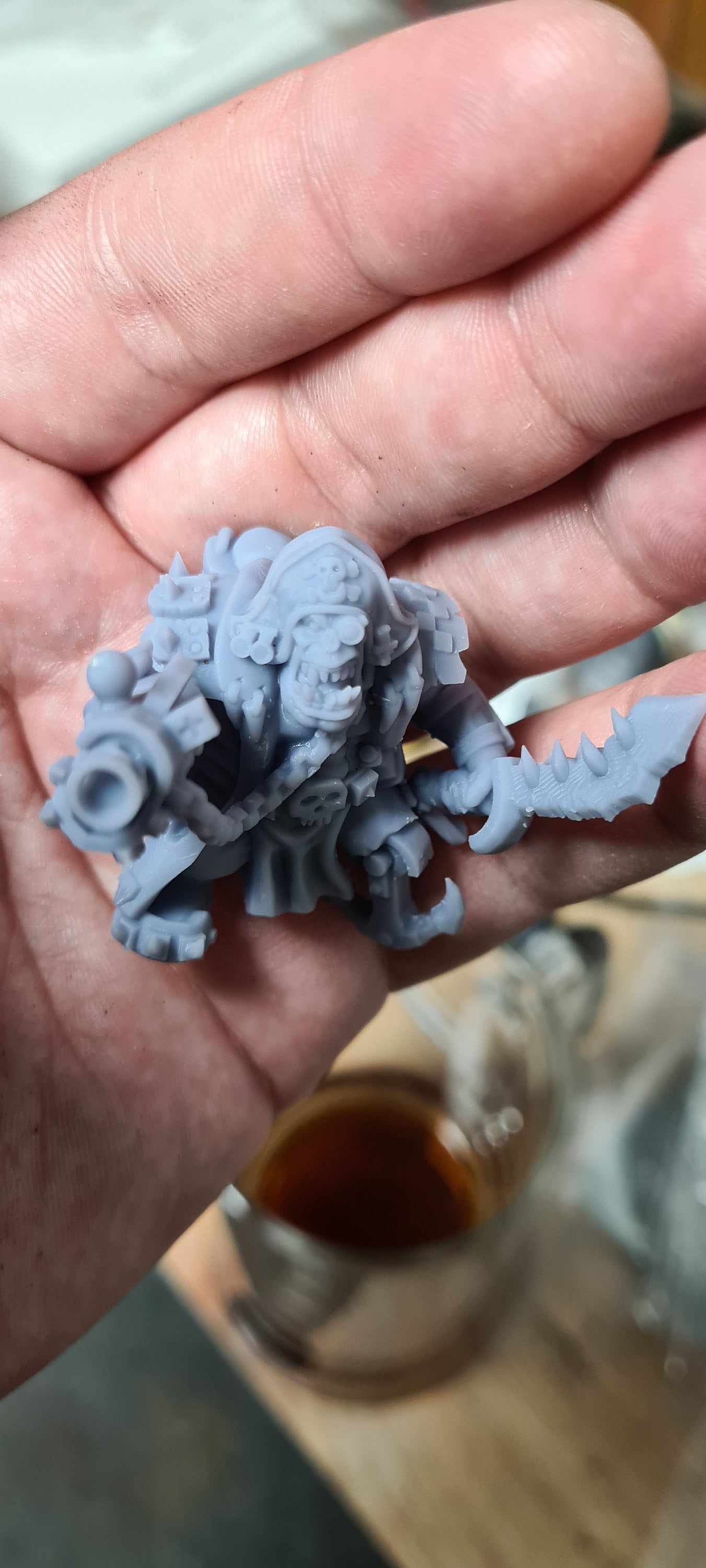 Kaptin Gudrekk: Tabletop Gaming Miniature (Resin 3D Print)
