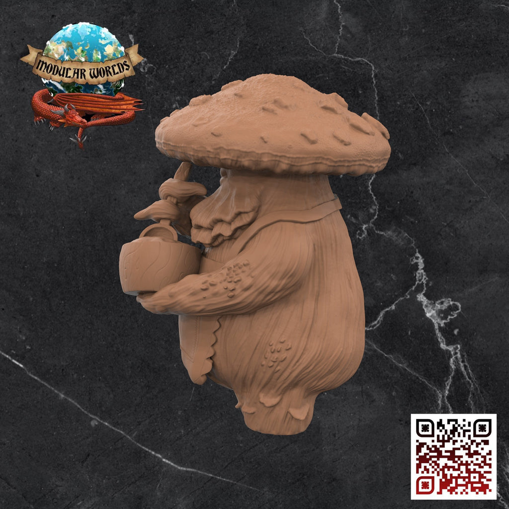 Myconid Cook: Tabletop Gaming Miniature (Resin 3D Print)