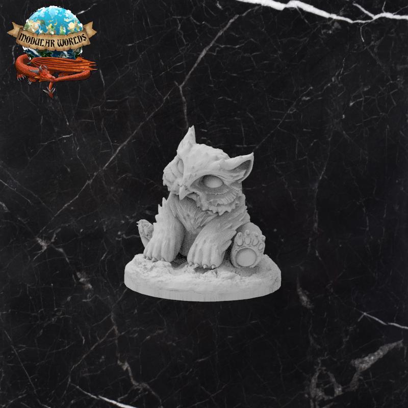 Owlbear Cub: Tabletop Gaming Miniature (Resin 3D Print)