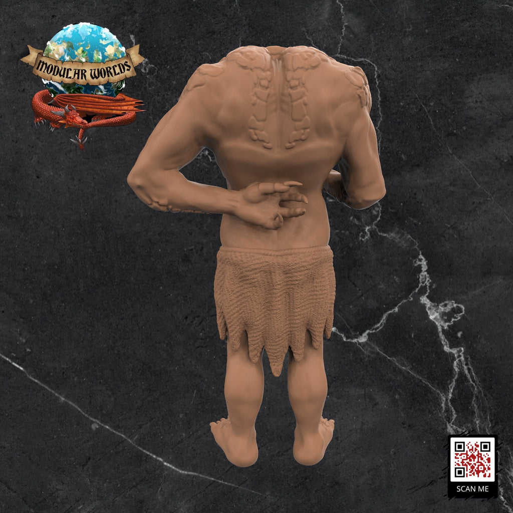 Troll Academist: Tabletop Gaming Miniature (Resin 3D Print)