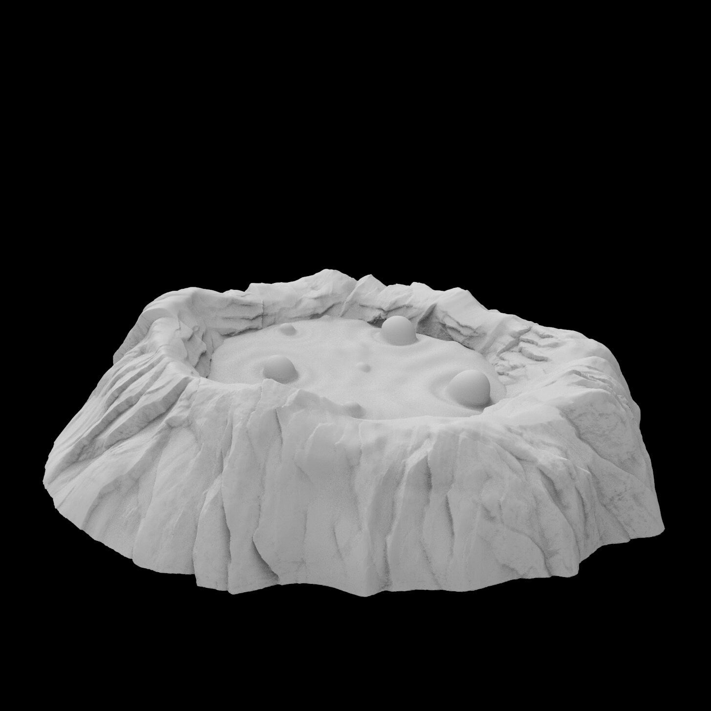 Magma Pools/Craters 28mm Resin Printed RPG Terrain