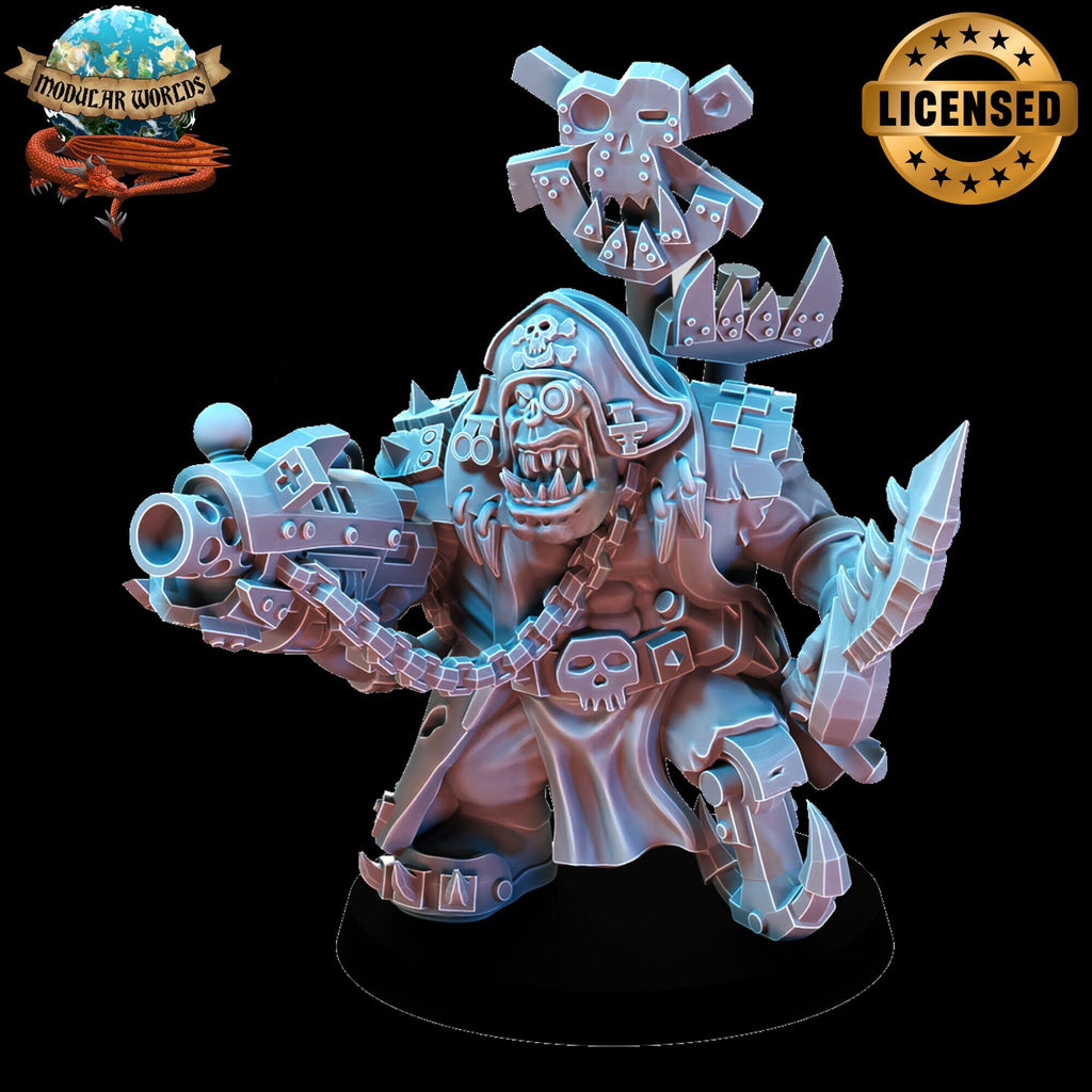 Kaptin Gudrekk: Tabletop Gaming Miniature (Resin 3D Print)