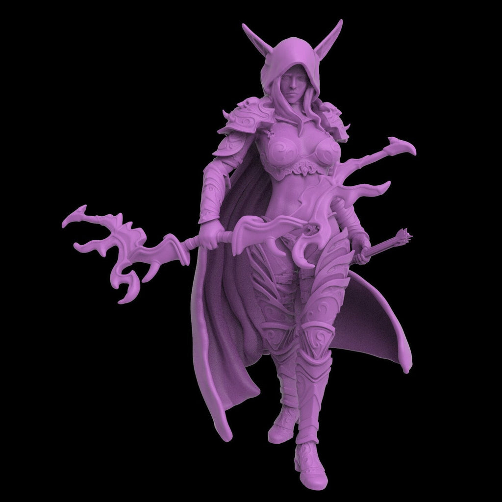 Queen of the Forsaken: Tabletop Gaming Miniature (Resin 3D Print)
