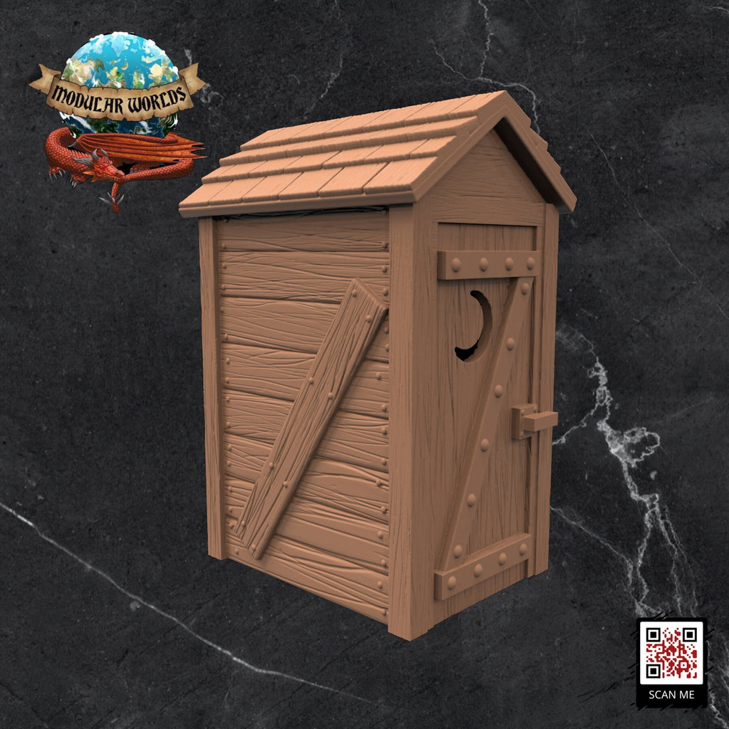 Outhouse Mimic: Tabletop Gaming Miniature (Resin 3D Print)