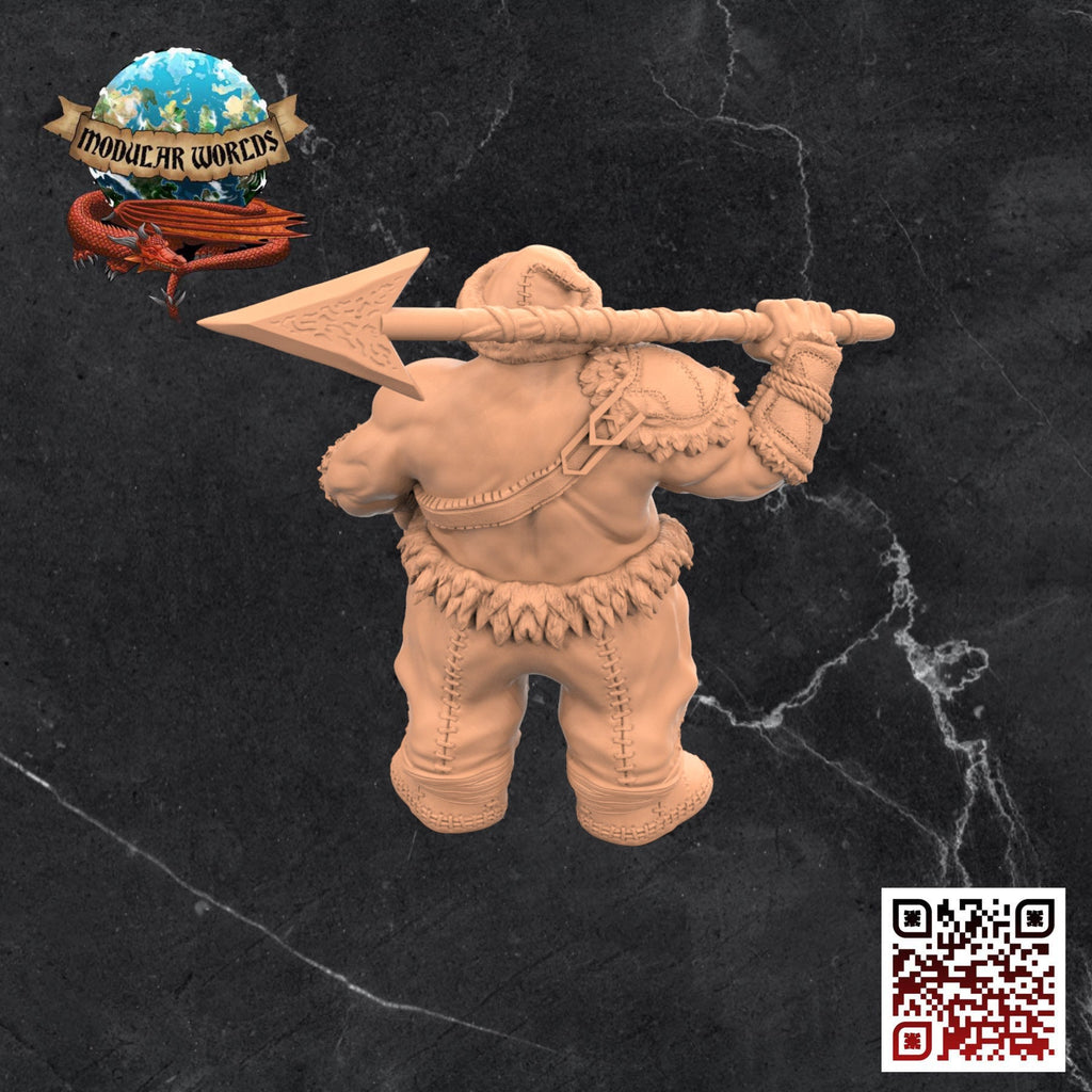Walrusfolk Soldier : Tabletop Gaming Miniature (Resin 3D Print)