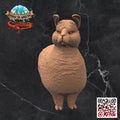 Chubby Llama: Tabletop Gaming Miniature (Resin 3D Print)