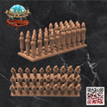 Candles x 30 (1 Sprue): Tabletop Gaming Miniature (Resin 3D Print)