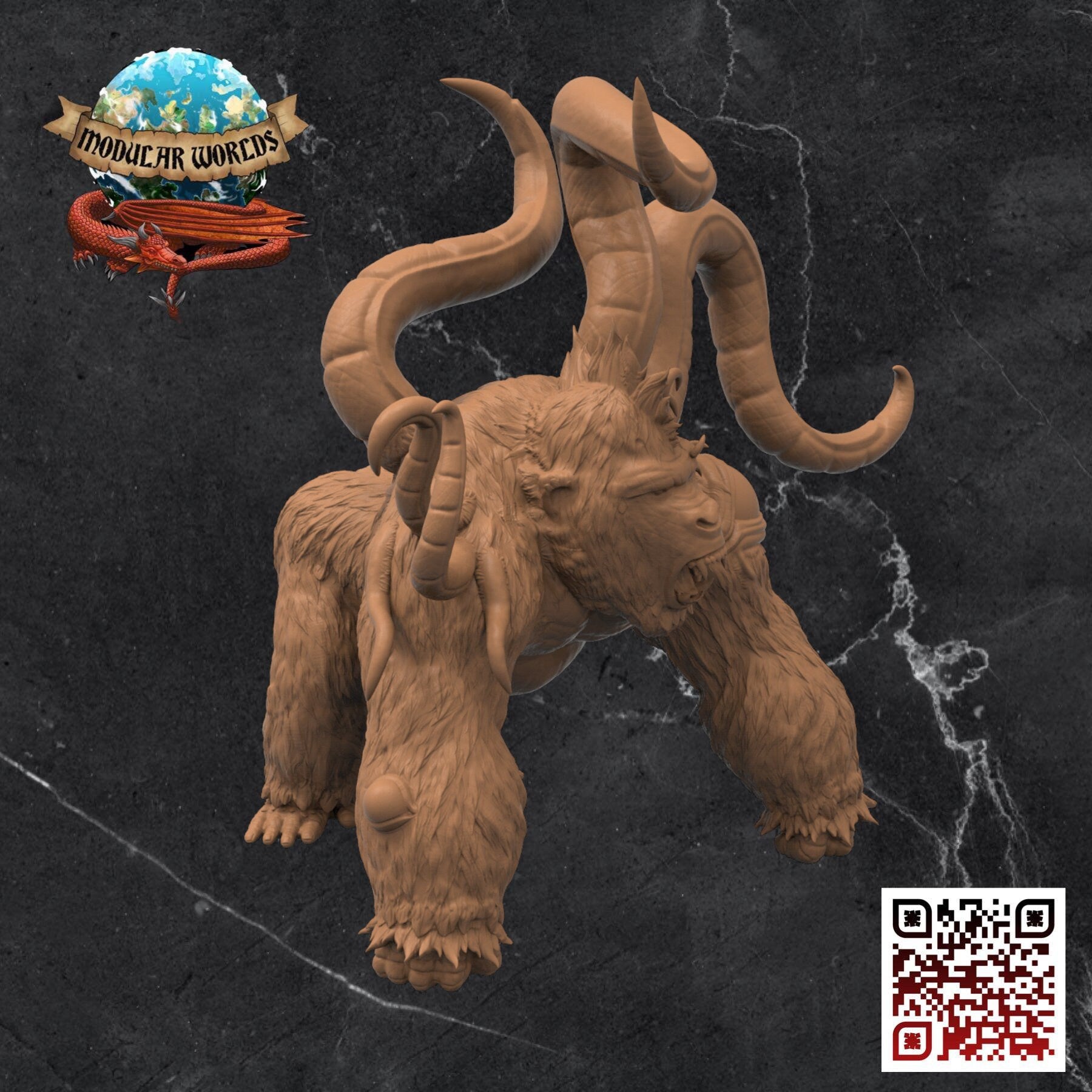 Silverback Tyrant: Tabletop Gaming Miniature (Resin 3D Print)