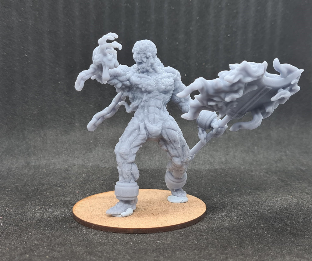 Magma Giant: Tabletop Gaming Miniature (Resin 3D Print)