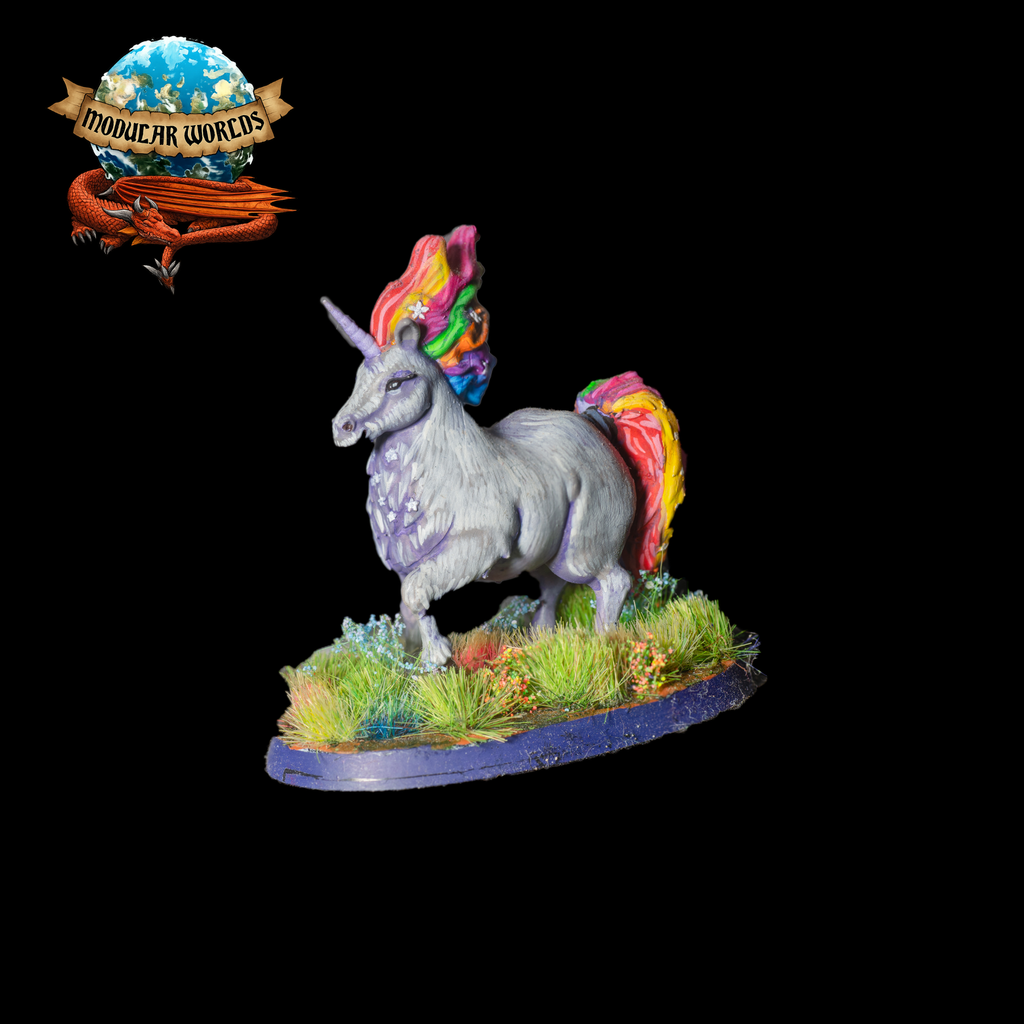 Chubbicorn: Tabletop Gaming Miniature (Resin 3D Print)
