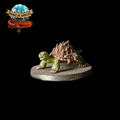 Giant Tortoise Familiar: Tabletop Gaming Miniature (Resin 3D Print)