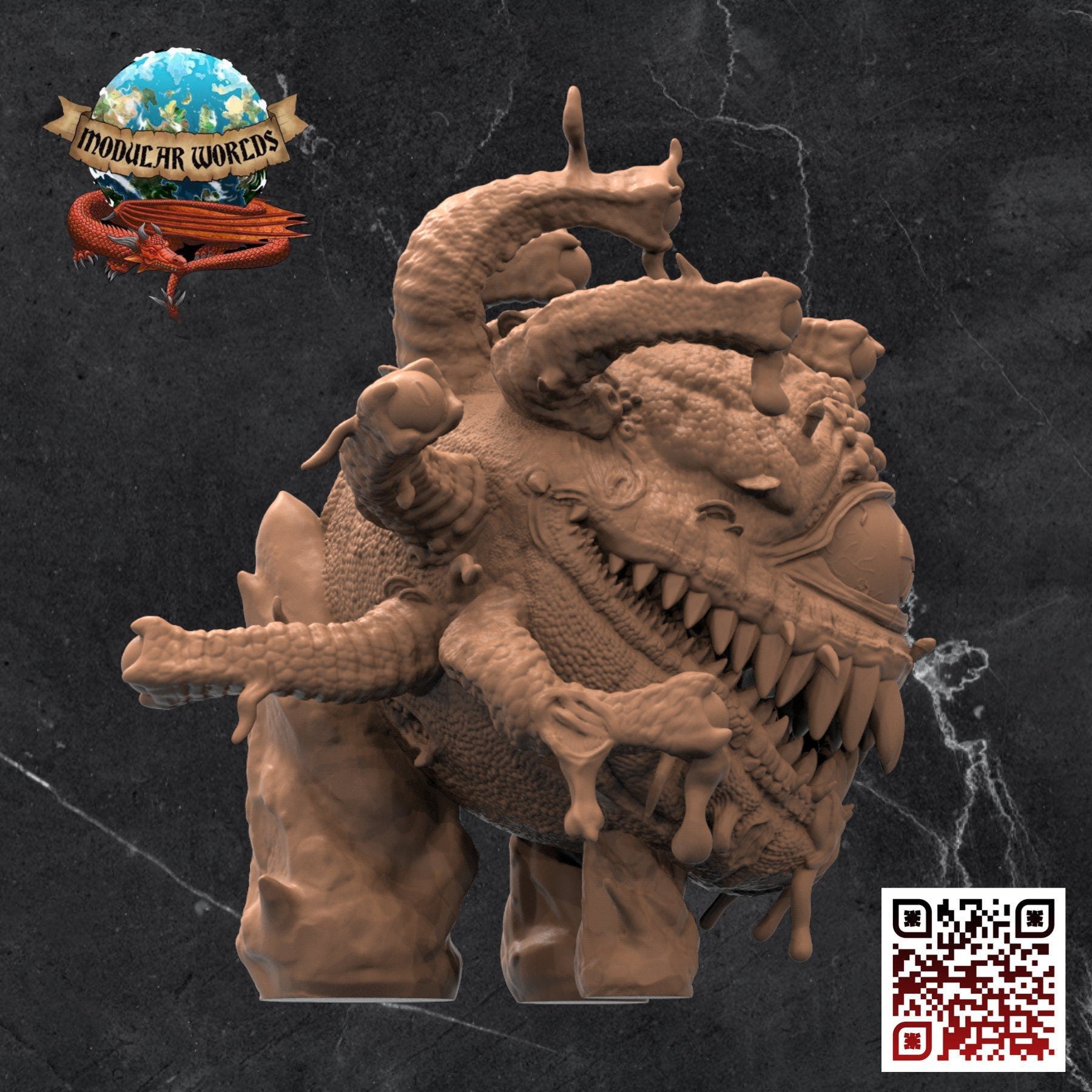 Evigt - The Bringer of Pestilence - Beholder: Tabletop Gaming Miniature (Resin 3D Print)