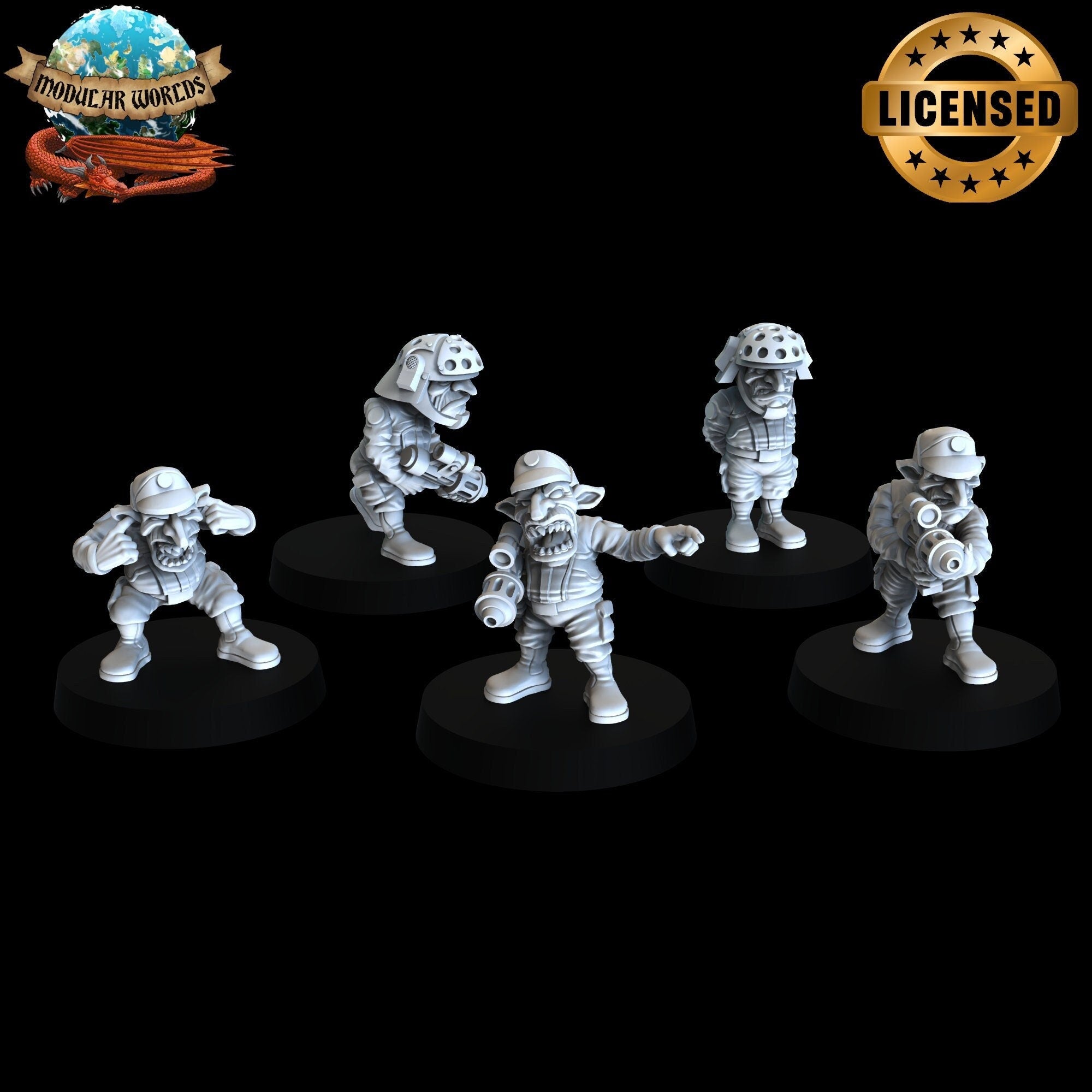 Deff Sun Krew: Tabletop Gaming Miniature (Resin 3D Print)