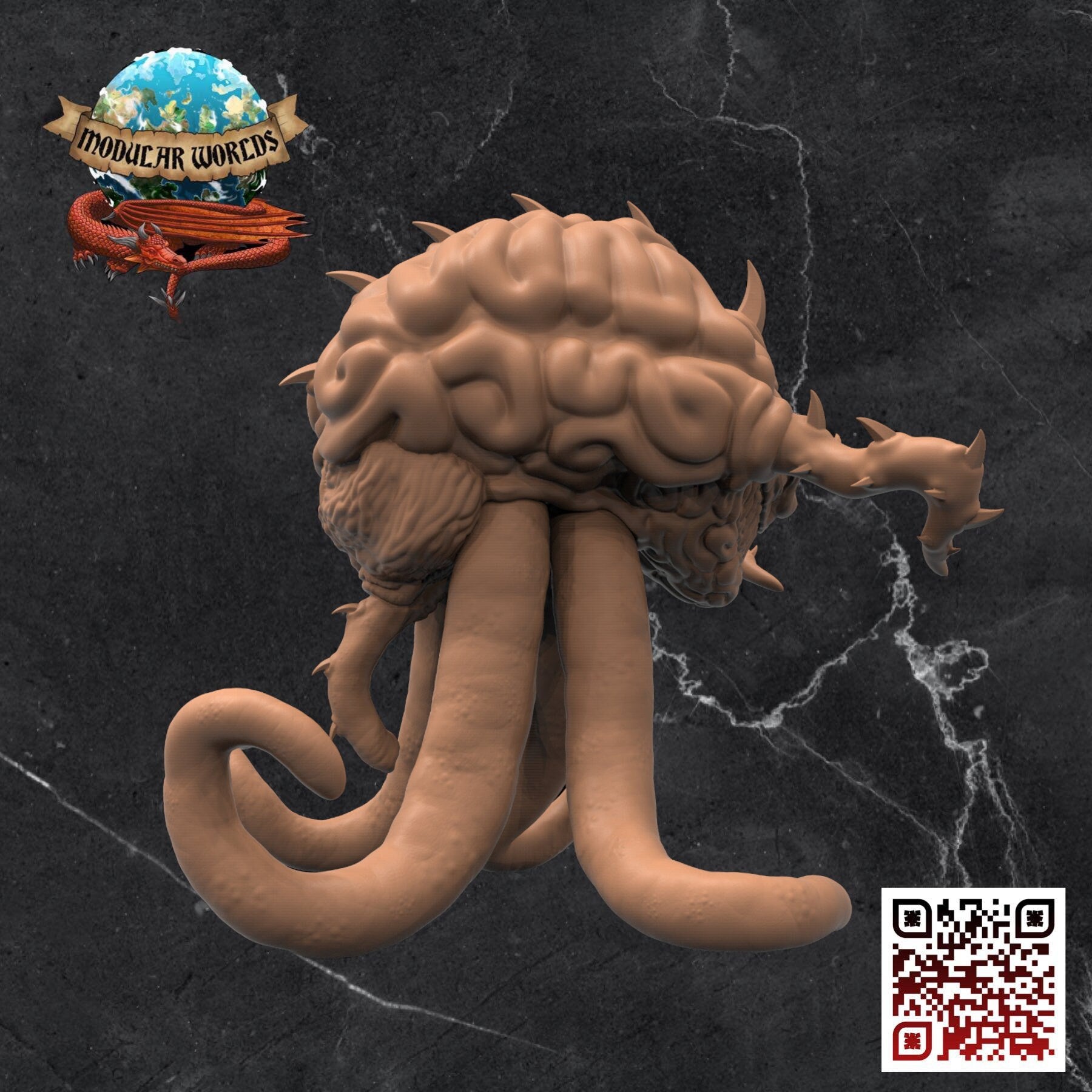 Intellect Gorger: Tabletop Gaming Miniature (Resin 3D Print)
