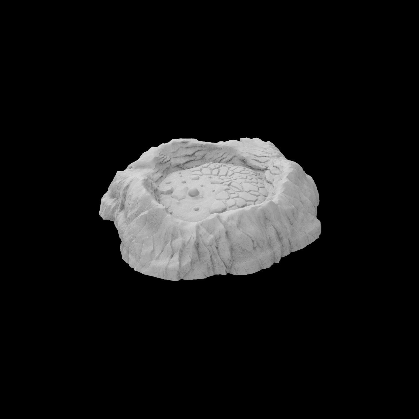 Magma Pools/Craters 28mm Resin Printed RPG Terrain